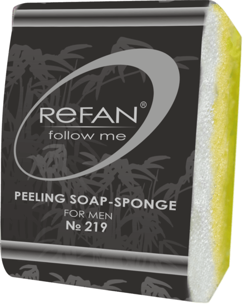 PEELING SOAP-SPONGE REFAN FOLLOW ME FOR MEN 219