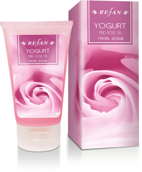 Crema de manos Yogurt y aceite de rosa.