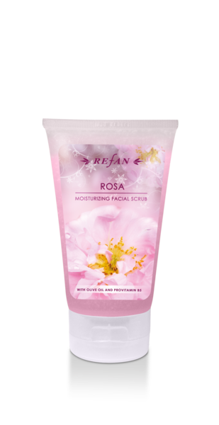 Exfoliante facial hidratante rosa