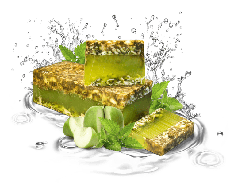 Manzana y menta