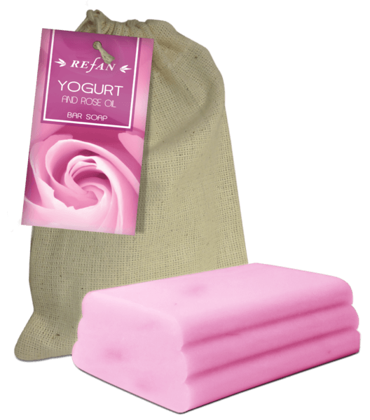Bar soap yogur y aceite de rosa