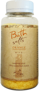 Sales de baño Bath salts with essential oil of orange 250g