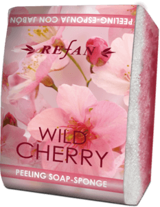 Wild Cherry Peeling-esponja con jabón