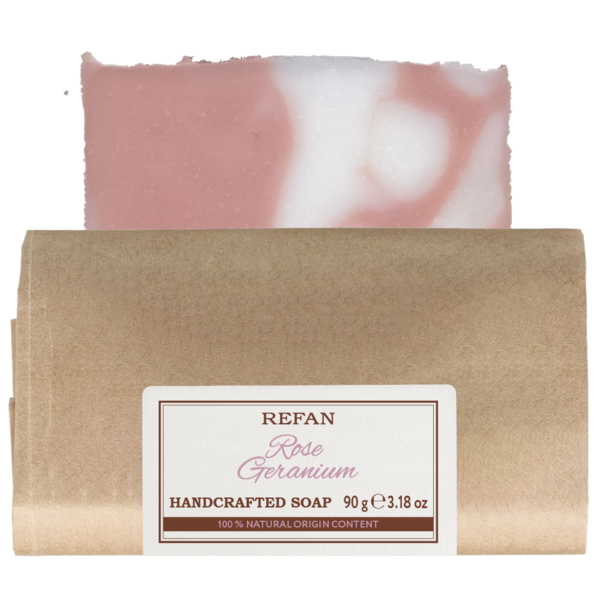Handcrafted soap Rose Geranium