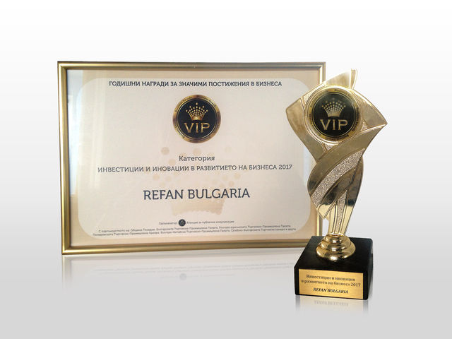 O líder em cosmética REFAN premiado no conhecido VIP Business Awards 2017