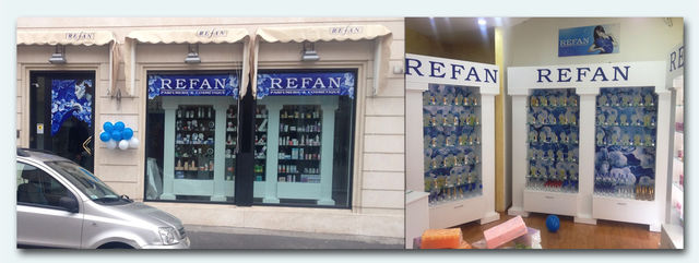 The doors of the new "REFAN" store in Avezzano
