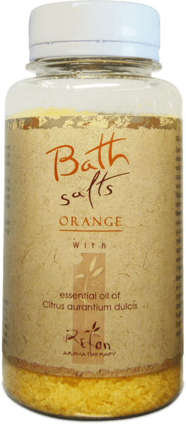 Bath salts with essential oil of orange 250g