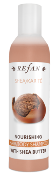 Shea/Karité Champú para cuerpo y cabello nutritivo