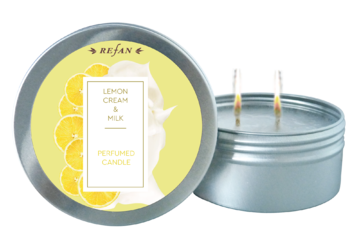 Velas perfume Lemon cream&Milk