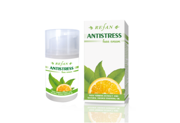 Crema facial Antistress con extracto de verbena, manteca de karité y aceite esencial de naranja