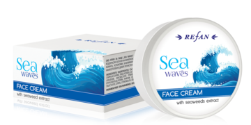 Crema facial Sea Waves con extracto de algas marinas