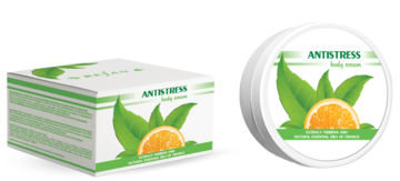 Crema corpora lAntistress con extracto de verbena, manteca de karité y aceite esencial de naranja